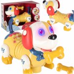 Jucarie interactiva pentru copii Mason Dog, in limba engleza, raspunde la atingere, dimensiune 26 x 12 x 19 cm