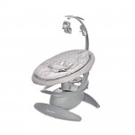 Leagan electric Toscana Grey Trees rotativ, panou muzical, telecomanda