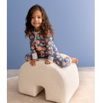Salopeta din bumbac cu fermoar Love to Dream Sweet Dreams Denim 6-12 luni