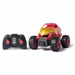 Camion gigant cu telecomanda Monster Jam Marvel Iron Man scara 1:24