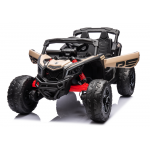 Masinuta electrica pentru copii Can Am  Marverick UTV kaki, 90w, acumulator 12V7Ah, deschidere usi, iluminare led, sistem audio bluetooth, usb, radio fm