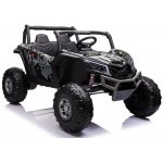 Masinuta electrica pentru copii Buggy Army 24V cu tractiune 4x4, transmisie automata cu 3 viteze, lumini led fata/spate, intrare mp3, aux, usb, bluetooth, roti eva moi
