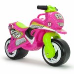 Motocicleta pentru copii Injusa Tundra Tornado Roz cu roti late, greutate admisa 30 kg, varsta 18 luni+