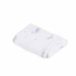 Muselina din bumbac si bambus, scutec sau paturica multifunctionala, Pacific, 120x120 cm