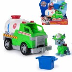 Vehicul de salvare masina de pompieri si figurina Rocky Patrula Catelusilor