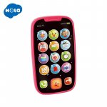 Primul meu telefon smart cu muzica si lumini Rosu