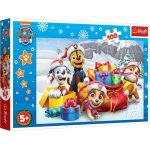 Puzzle Trefl Patrula Catelusilor craciunul alaturi de patrula 100 piese