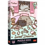 Puzzle Trefl 1000 premium plus Pusheen vise placute