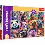 Puzzle Trefl Portrete amuzante de animale 300 piese