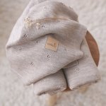 Paturica premium antialergica din lana merino, 75x100 cm, bej