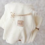 Paturica premium antialergica din lana merino, 75x100 cm, ivory