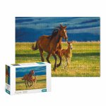 Puzzle pentru copii, Iapa cu manz, 1000 piese