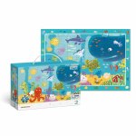 Puzzle de observare pentru copii, Animale marine, 80 piese