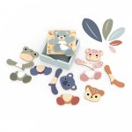 Puzzle din lemn Mix & Match Speedy Monkey