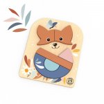 Puzzle din lemn Vulpita Speedy Monkey