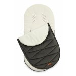 Saculet de iarna Sensillo Riviera Graphite 95x45 cm, compatibil carucior/landou/sanie, material matlasat elegant din catifea, orificii pentru centuri siguranta, acces cu fermoar