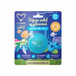 Sapun solid cu glicerina si jucarie pentru copii, parfum afine 100g Easycare Baby