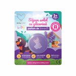 Sapun solid cu glicerina si jucarie pentru copii, parfum lavanda 100g Easycare Baby