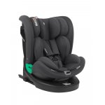 Scaun auto copii KikkaBoo i-Reverse i-SIZE Dark Grey 40-150 cm cu isofix,sezut rotativ,SPS,top tether,tetiera cu spuma memorie si inaltime reglabila,reductor