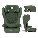 Scaun auto pentru copii Lorelli Rigel Green i-Size, isofix, pliabil pentru depozitare usoara, tetiera reglabila, 3 ani-12 ani, 100-150 cm