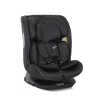Scaun auto pentru copii Lorelli Rodeo Black i-Size, isofix, rotativ, protectie SPS la impact lateral, 0 luni-12 ani, 40-150 cm