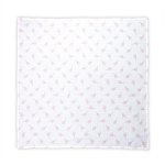 Scutec pled din muselina 80x80 cm Rose Floral