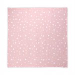 Scutec pled muselina 80x80 cm Rose with Stars