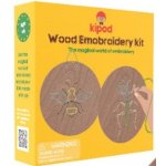 Set de broderie din lemn Insecte Kipod