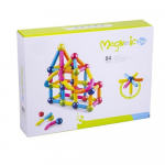 Set de constructie magnetic Forme 3D, 84 piese