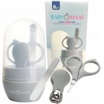 Set de ingrijire pentru bebelusi si copii BabyMam, include forfecuta, unghiera si pila de unghii cu capete rotunjite