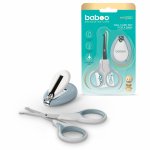 Set ingrijire unghii bebe cu forfecuta si unghiera Baboo Albastru 0 luni+