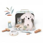 Set pentru copii cu valiza si catel de plus Speedy Monkey