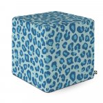 Taburet Updeco cub XL Leopard blue