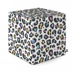 Taburet Updeco cub XL Leopard pastel