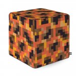 Taburet Updeco cub XL Minecraft Magma