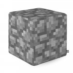 Taburet Updeco cub XL Minecraft Piatra