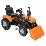 Tractor pentru copii Pilsan Operated, cu pedale, cupa mobila, volan, spatar si claxon, dimensiune 54 x 126 x 66 cm