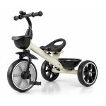 Tricicleta pentru copii Milly Mally Bobby Beige cu cadru robust din otel, roti Eva, +24 luni