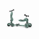 Trotineta copii cu sezut, transformabila 2in1, HighwayKick 1 Forest, 1-5 ani, pana la 50 kg, Scoot & Ride