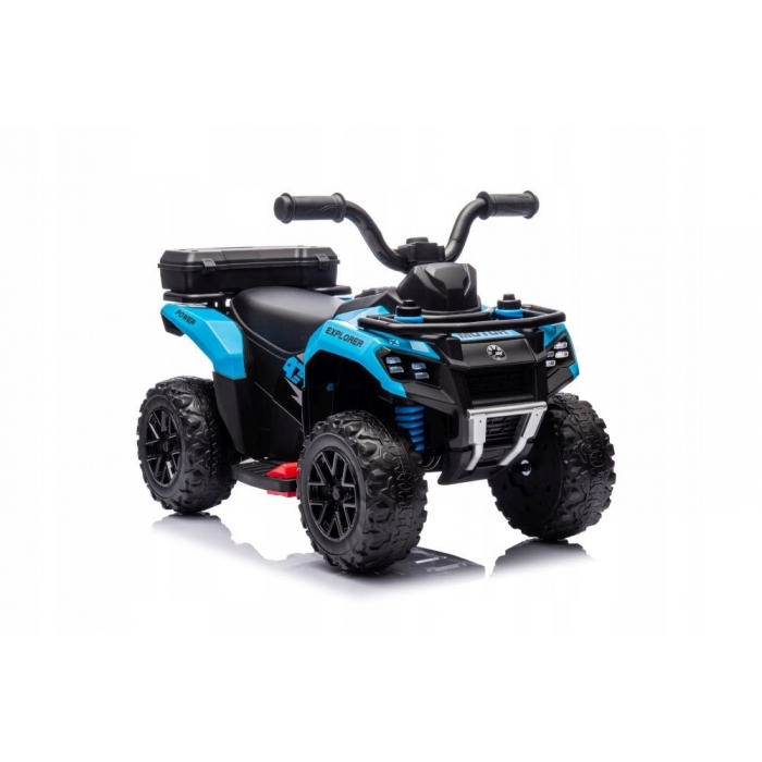 ATV electric pentru copii R-Sport J9 Albastru, roti si scaun din plastic, putere 25W, 70x44x40 cm, varsta 1.5-4 ani - 2