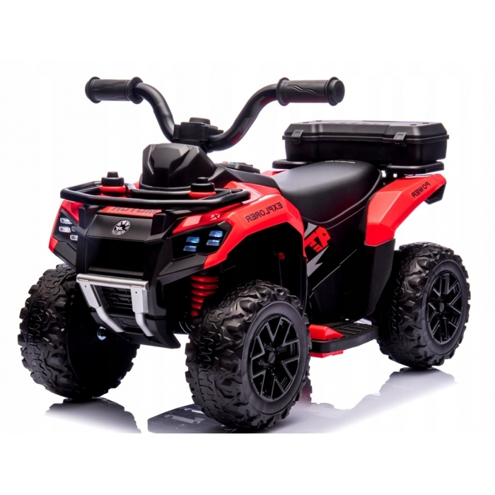 ATV electric pentru copii R-Sport J9 Rosu, roti si scaun din plastic, putere 25W, 70x44x40 cm, varsta 1.5-4 ani - 5