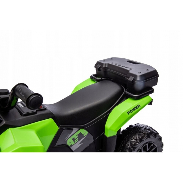 ATV electric pentru copii R-Sport J9 Verde, roti si scaun din plastic, putere 25W, 70x44x40 cm, varsta 1.5-4 ani - 2