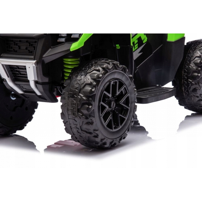 ATV electric pentru copii R-Sport J9 Verde, roti si scaun din plastic, putere 25W, 70x44x40 cm, varsta 1.5-4 ani - 3