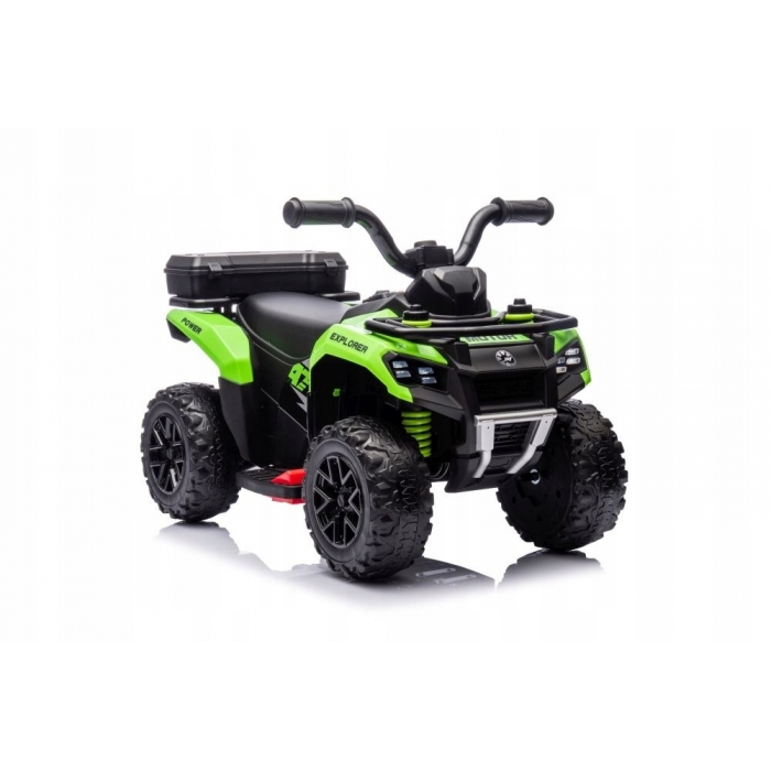 ATV electric pentru copii R-Sport J9 Verde, roti si scaun din plastic, putere 25W, 70x44x40 cm, varsta 1.5-4 ani - 6