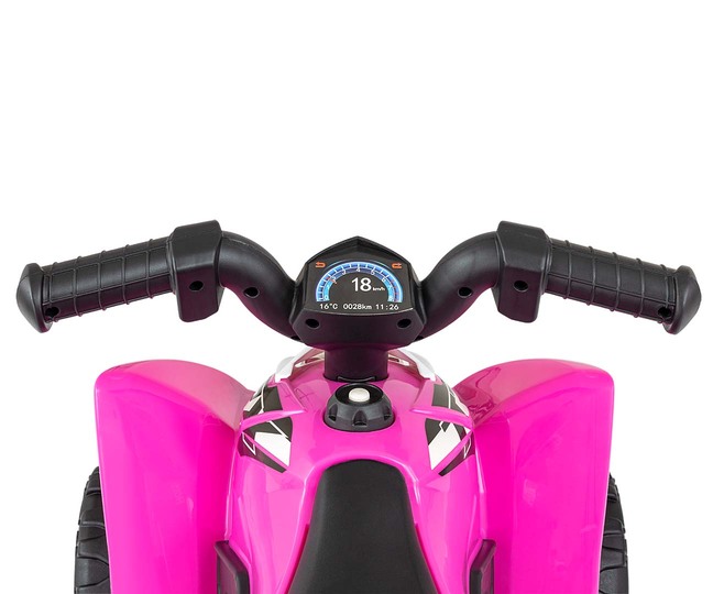 Atv electric pentru copii Honda Pink 30W 18-36 luni cu licenta, sunete si lumini - 2