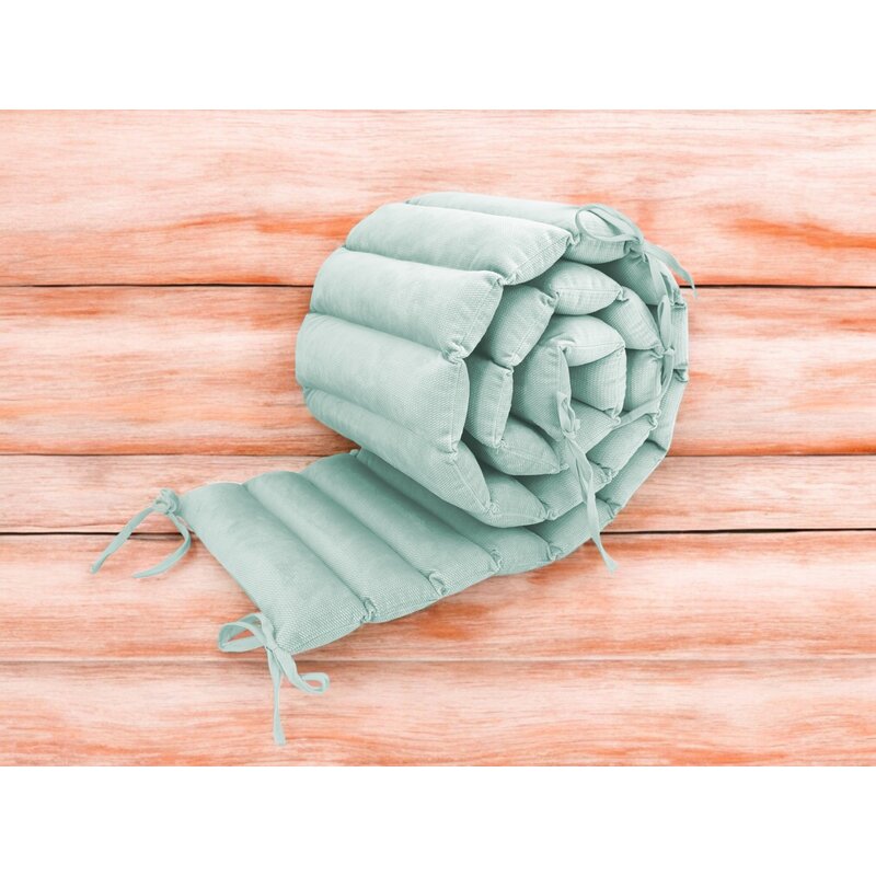 Aparatoare pentru patut MimiNu Cold Mint tip panou 180 cm din catifea - 2