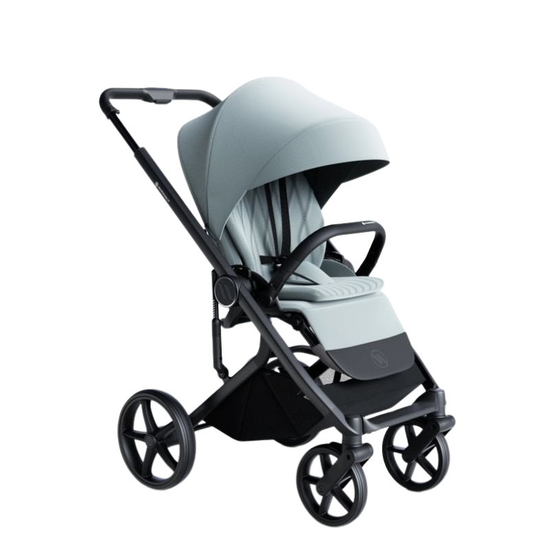 Carucior pentru copii Avionaut Sirius Blue 2 in 1 cu suspensie, maner telescopic, geanta, greutate admisa 22 kg - 5