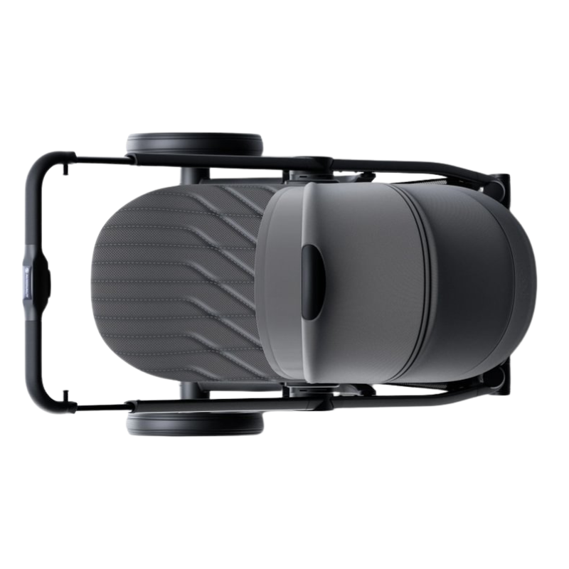 Carucior pentru copii Avionaut Sirius Grey 2 in 1 cu suspensie, maner telescopic, geanta, greutate admisa 22 kg - 6