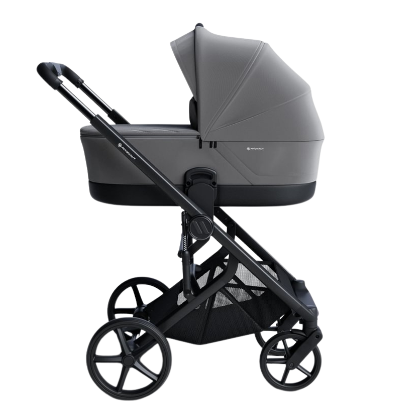 Carucior pentru copii Avionaut Sirius Grey 2 in 1 cu suspensie, maner telescopic, geanta, greutate admisa 22 kg - 7