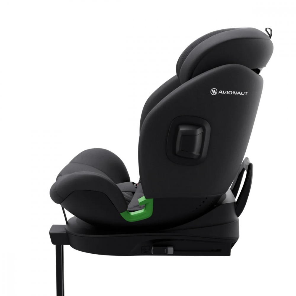 Scaun auto cu isofix Avionaut Stardust Airflow Black, rotatie 360 grade, picior de sustinere, spatar reglabil - 1